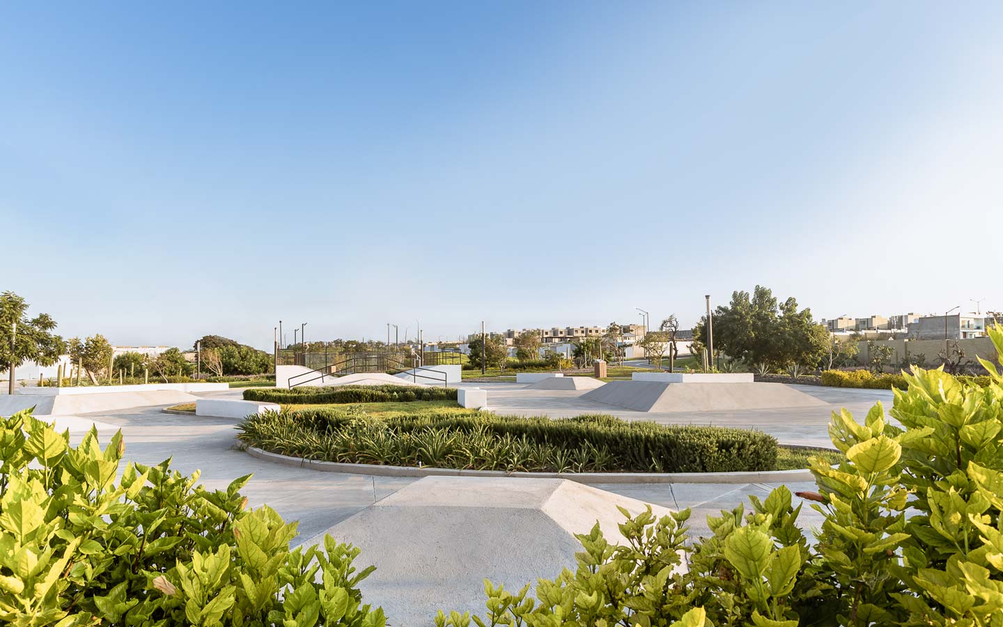 Plaza y andadores