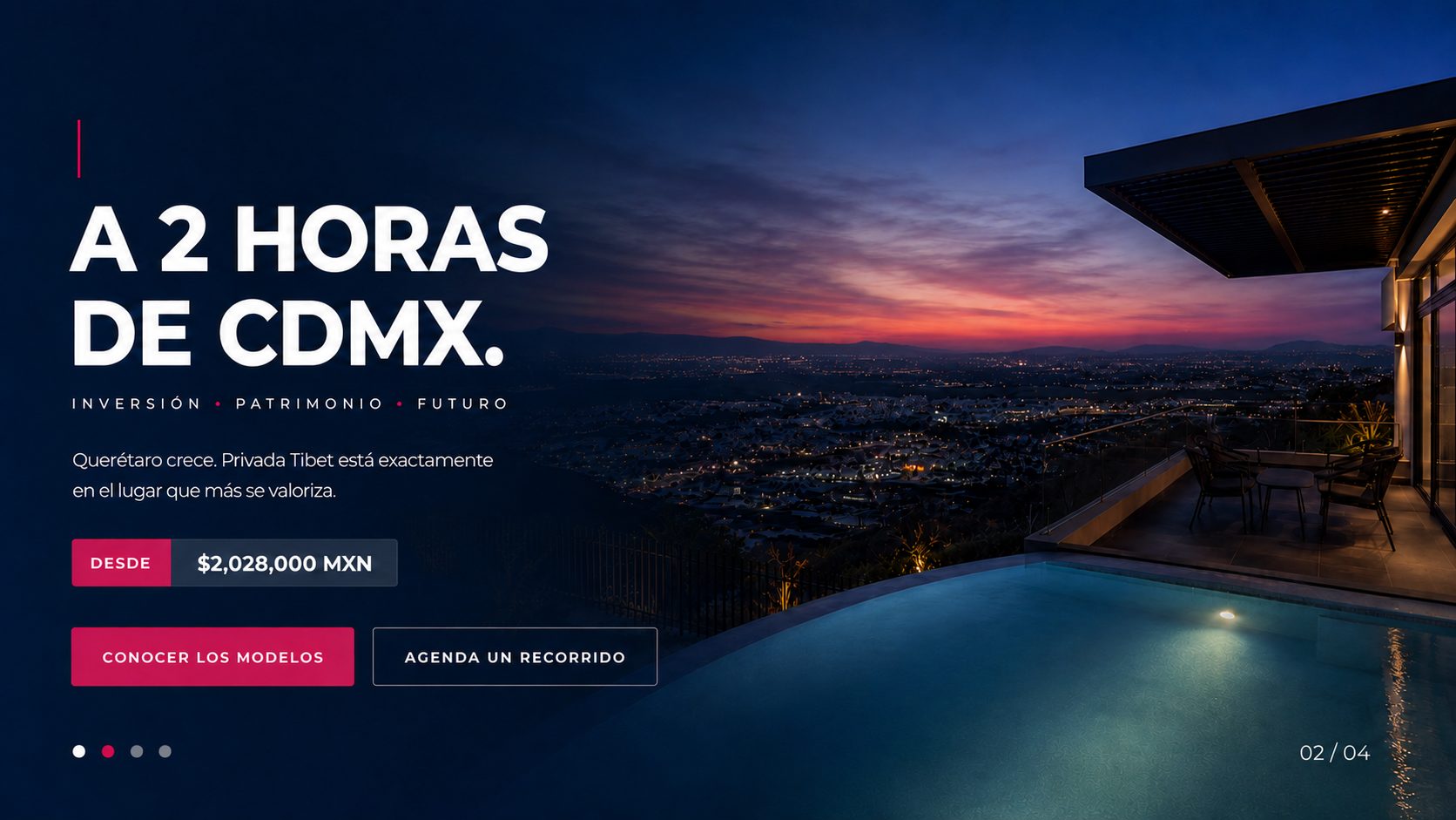 A 2 horas de CDMX