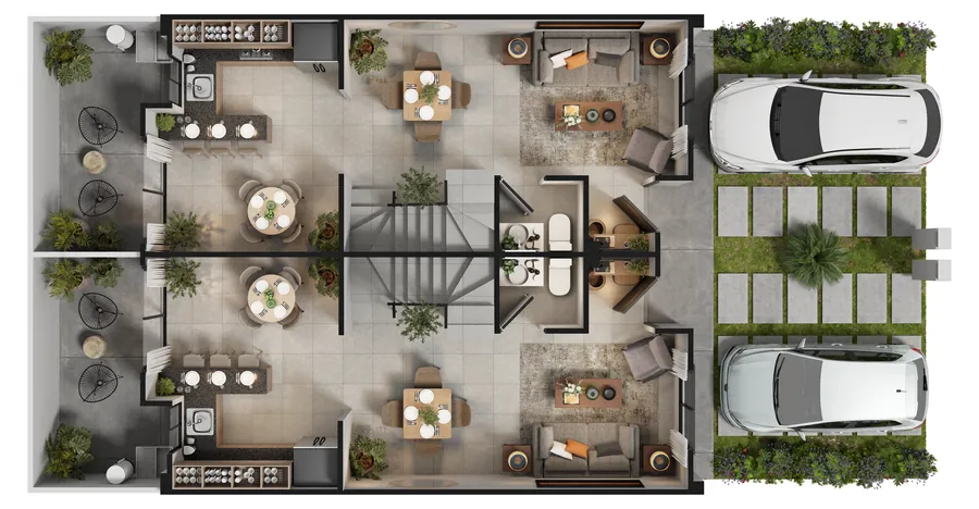 Plano arquitectónico · Planta Baja del modelo Ceiba Roof